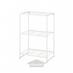 واحد قفسه بندی ایکیا مدل IKEA JOSTEIN رنگ داخل/خارج/سفید سیمی