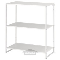 واحد قفسه بندی ایکیا مدل IKEA JOSTEIN رنگ داخل/خارج/سفید فلزی