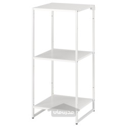 واحد قفسه بندی ایکیا مدل IKEA JOSTEIN رنگ داخل/خارج/سفید فلزی