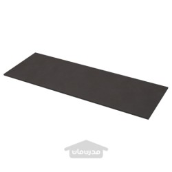 میز کار سفارشی ایکیا مدل IKEA SKARARP رنگ مشکی مات/ سرامیک اثر سنگ