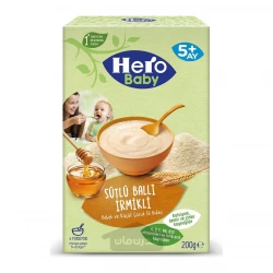 سرلاک هیرو بیبی عسل و گندم با شیر 200 گرم Hero Baby