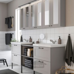 کیت نورپردازی ایکیا مدل IKEA SILVERGLANS / RODRET رنگ آنتراسیت