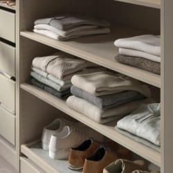 قفسه ایکیا مدل IKEA KOMPLEMENT رنگ رنگ بژ