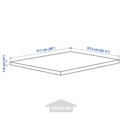 قفسه ایکیا مدل IKEA KOMPLEMENT رنگ خاکستری تیره