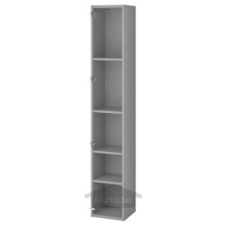 کابینت بلند با 4 قفسه ایکیا مدل IKEA ENHET رنگ خاکستری