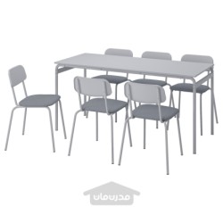 میز و 6 عدد صندلی ایکیا مدل IKEA GRÅSALA / GRÅSALA