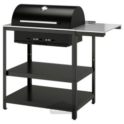 باربیکیو زغالی با میز کناری ایکیا مدل IKEA GRILLSKÄR