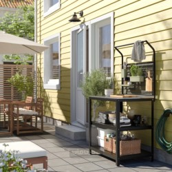 جزیره آشپزخانه با پنل پشتی ایکیا مدل IKEA GRILLSKÄR