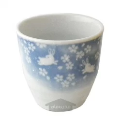 لیوان چای آبی گل میوساگی ساخت ژاپن