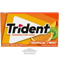 آدامس گرمسیری بدون شکر 14 عدد ترایدنت Trident
