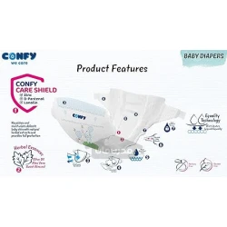 پوشک کانفی سایز 4 مکسی 7-14 کیلوگرم 32 عدد CONFY