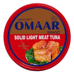 کنسرو ماهی تن در روغن گیاهی 185 گرم عمر OMAAR