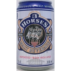 نوشیدنی بدون الکل تری هورسز کلاسیک حجم 330 میلی لیتر 3 HORSES