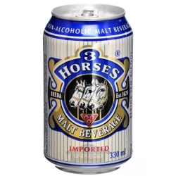 نوشیدنی بدون الکل تری هورسز کلاسیک حجم 330 میلی لیتر 3 HORSES