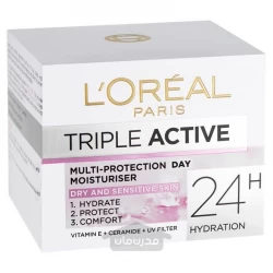 کرم آبرسان سه کاره لورآل برای پوست خشک و حساس 50 میلی لیتر Loreal