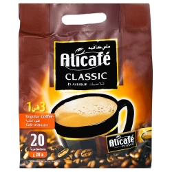 کافی میکس تردیشنال کلاسیک 3 در 1 علی کافه 20×20 گرم Alicafe