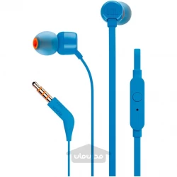 هدفون سیم دار جی بی ال رنگ آبی مدل JBL TUNE 110