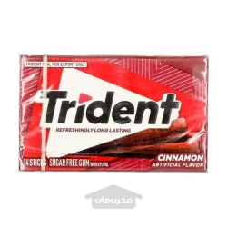 آدامس تریدنت با طعم دارچین بدون شکر 14 عددی Trident