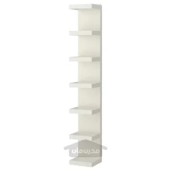 قفسه دیواری سفید 30x190 سانتی متری ایکیا مدل IKEA LACK