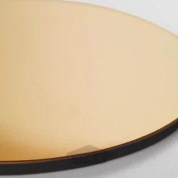 زیر لیوانی با پایه نگهدارنده برنجی 8.5 سانتی متری ایکیا بسته 6 عددی مدل IKEA GLATTIS