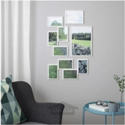 قاب سفید 13×18 سانتی متری ایکیا مدل IKEA YLLEVAD