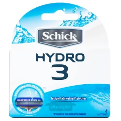 یدک خودتراش مردانه 3 تیغه بسته 4 عددی شیک مدل Schick HYDRO 3