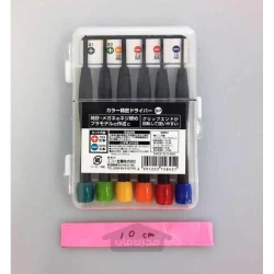 پیچ گوشتی دقیق رنگی 6 عددی