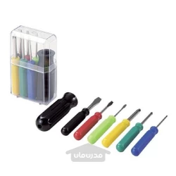 پیچ گوشتی 6 عددی در جعبه