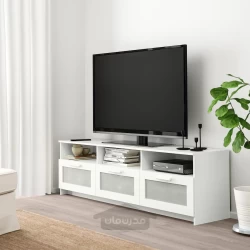 میز تلویزیون سفید 180x41x53 سانتی متر ایکیا مدل IKEA BRIMNES