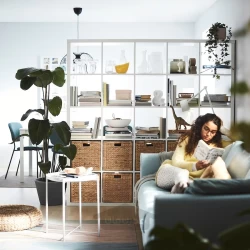 قفسه سفید ایکیا 182x182 سانتی متر مدل IKEA KALLAX