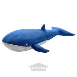 اسباب بازی نرم نهنگ آبی 100 سانتی متر ایکیا مدل IKEA BLÅVINGAD