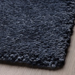 فرش، کم پرز ایکیا مدل IKEA STOENSE رنگ آبی تیره
