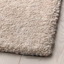 فرش، کم پرز ایکیا مدل IKEA STOENSE رنگ مایل به سفید