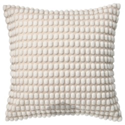 روکش کوسن ایکیا مدل IKEA SVARTPOPPEL رنگ مایل به سفید