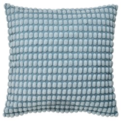 روکش کوسن ایکیا مدل IKEA SVARTPOPPEL رنگ آبی کمرنگ