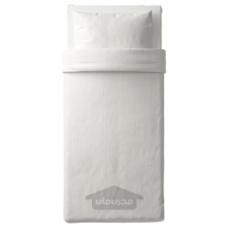 روکش لحاف و روبالشی ایکیا مدل IKEA NATTJASMIN رنگ سفید