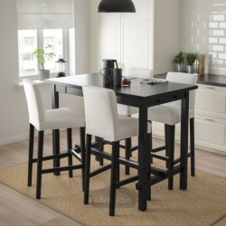 میز بار و 4 عدد چهارپایه بار ایکیا مدل IKEA NORDVIKEN / BERGMUND