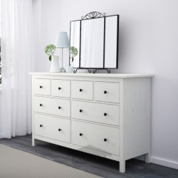 دراور 8 کشو ایکیا مدل IKEA HEMNES رنگ لکه سفید