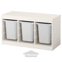 ترکیب ذخیره سازی با جعبه ایکیا مدل IKEA TROFAST