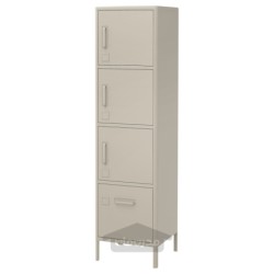 کابینت بلند با کشو و درب ایکیا مدل IKEA IDÅSEN رنگ رنگ بژ