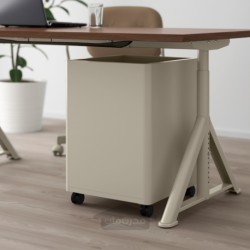 واحد کشو با قفل هوشمند ایکیا مدل IKEA IDÅSEN رنگ رنگ بژ