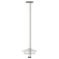 میز تحریر ایکیا مدل IKEA MITTCIRKEL / ADILS رنگ اثر کاج سرزنده سفید