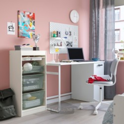 ترکیب ذخیره سازی با جعبه / سینی ایکیا مدل IKEA TROFAST