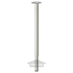 پایه، قابل تنظیم ایکیا مدل IKEA OLOV رنگ سفید