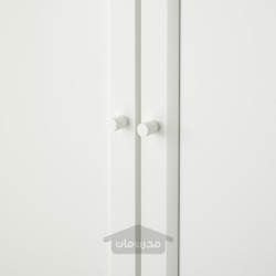 کتابخانه با درب ایکیا مدل IKEA BILLY / OXBERG رنگ سفید
