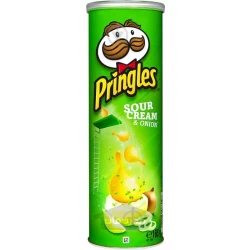 چیپس پرینگلز کرم پیاز 165 گرمی Pringles 